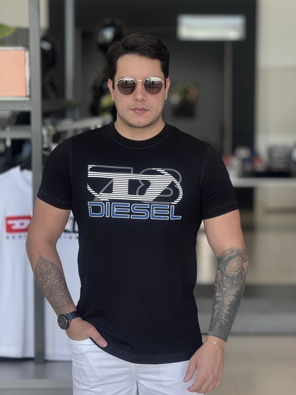 Camiseta Diesel T-Diegor-KT4 Masculino