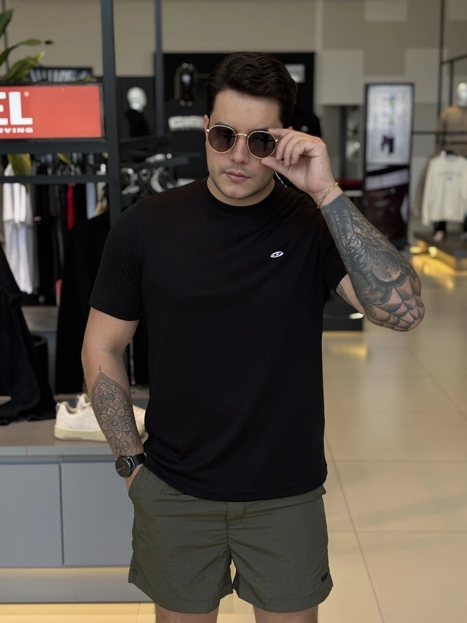Camiseta Diesel T-AdJust-Doval-PJ Masculino