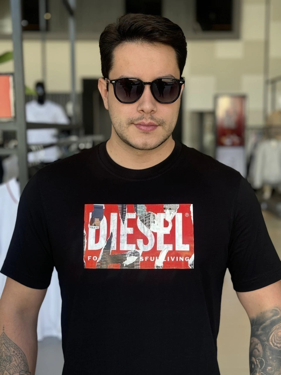 Camiseta Diesel T-Just-L13-Maglietta Masculino