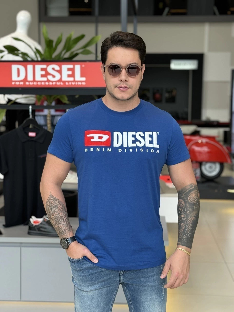 Camiseta Diesel T-Diegor-Div Masculino