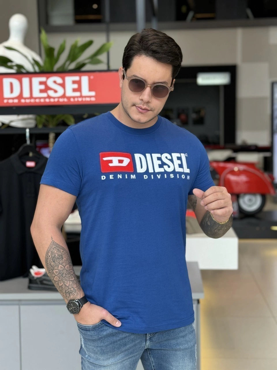 Camiseta Diesel T-Diegor-Div Masculino