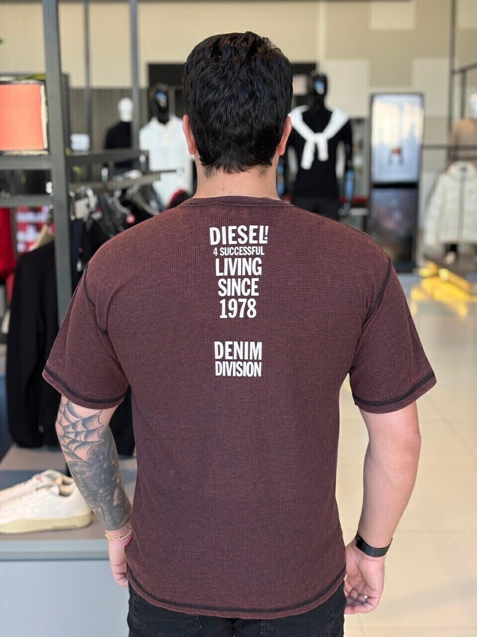 Camiseta Diesel T-Burnxt Magliettac Masculino