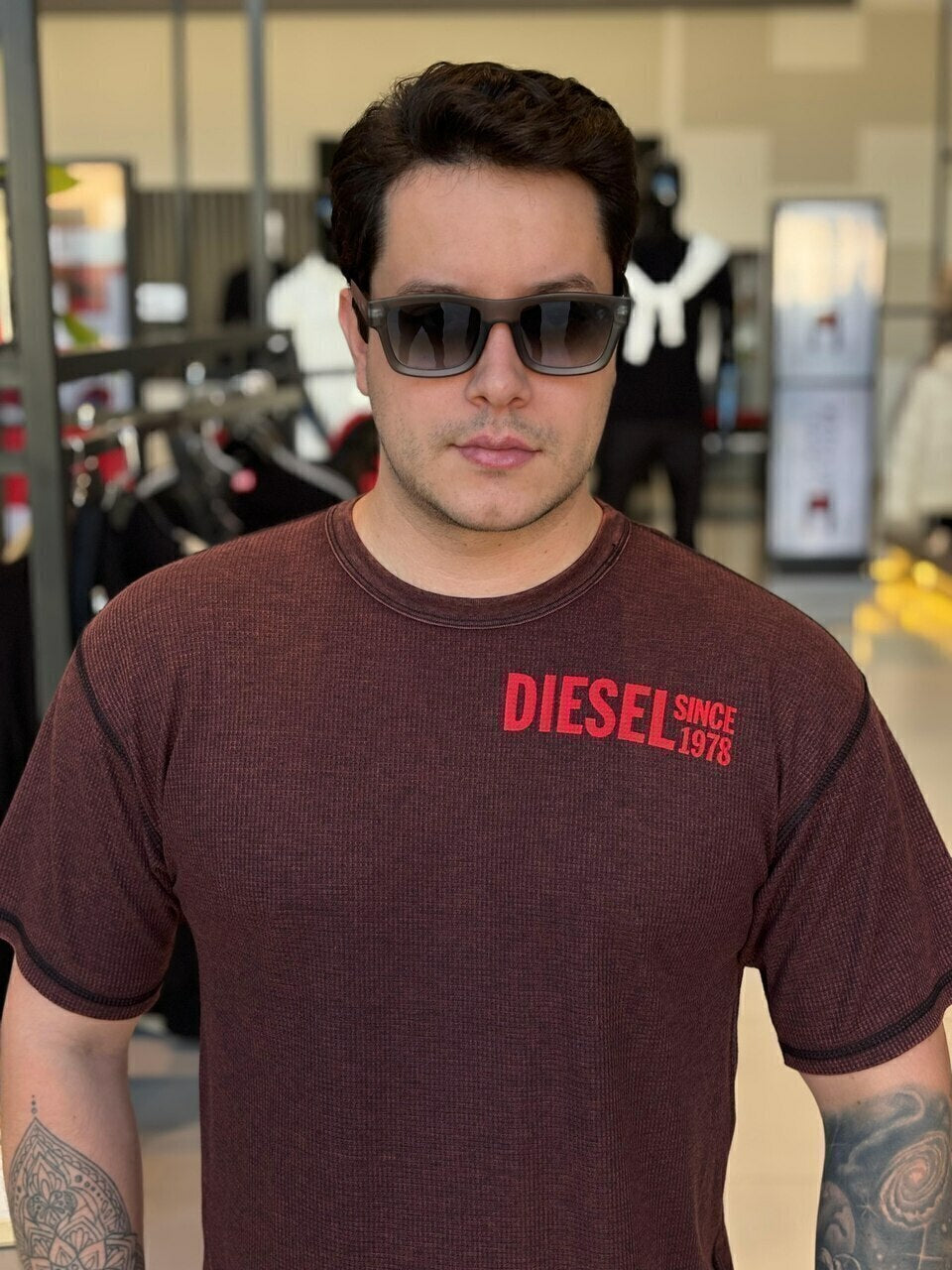 Camiseta Diesel T-Burnxt Magliettac Masculino