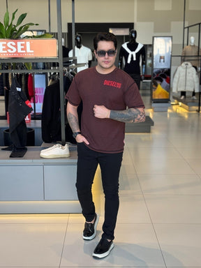 Camiseta Diesel T-Burnxt Magliettac Masculino