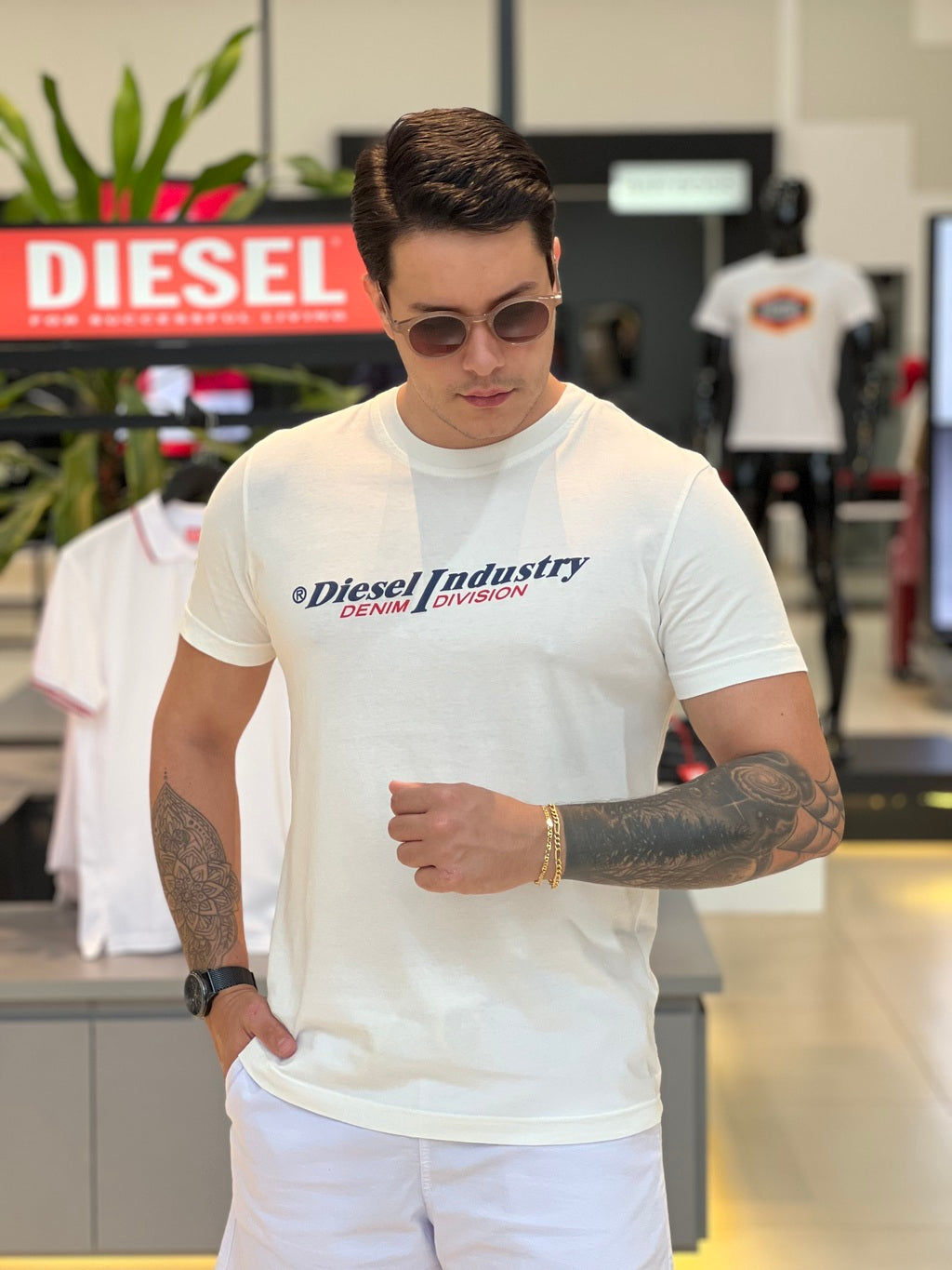 Camiseta Diesel T-Diegor-Ind Masculino