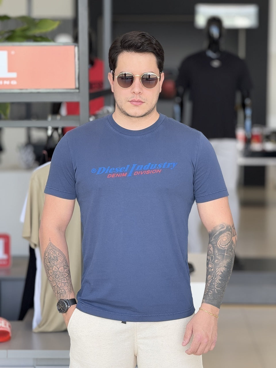 Camiseta Diesel T-Diegor-Ind Masculino