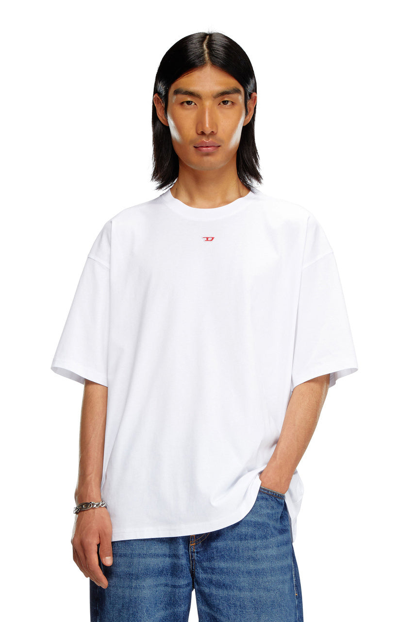 Camiseta Diesel T-Boxt-D Oversized Logo Bordado Masculino