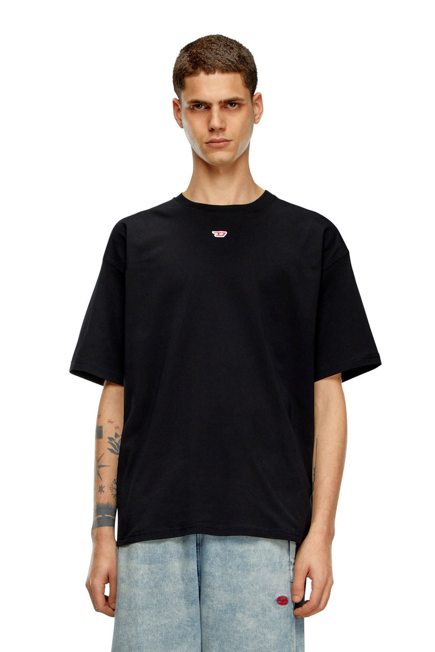 Camiseta Diesel T-Boxt-D Oversized Logo Bordado Masculino