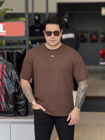 Camiseta Diesel T-Boxt-D Oversized Logo Bordado Masculino