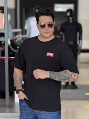 Camiseta Diesel T-NLabel-L1 Over Masculino