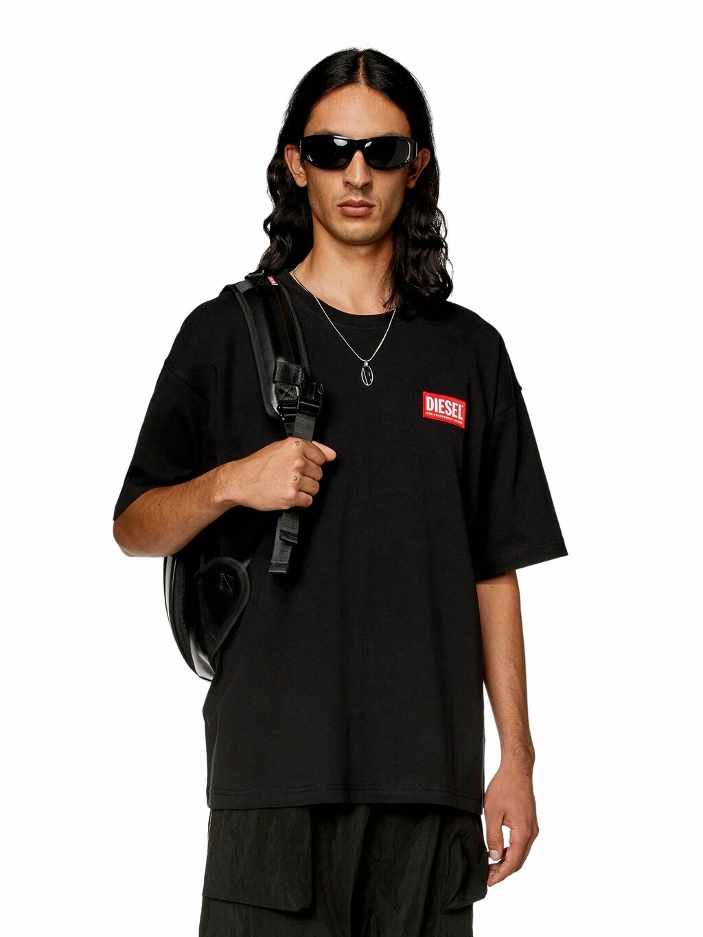 Camiseta Diesel T-NLabel-L1 Over Masculino
