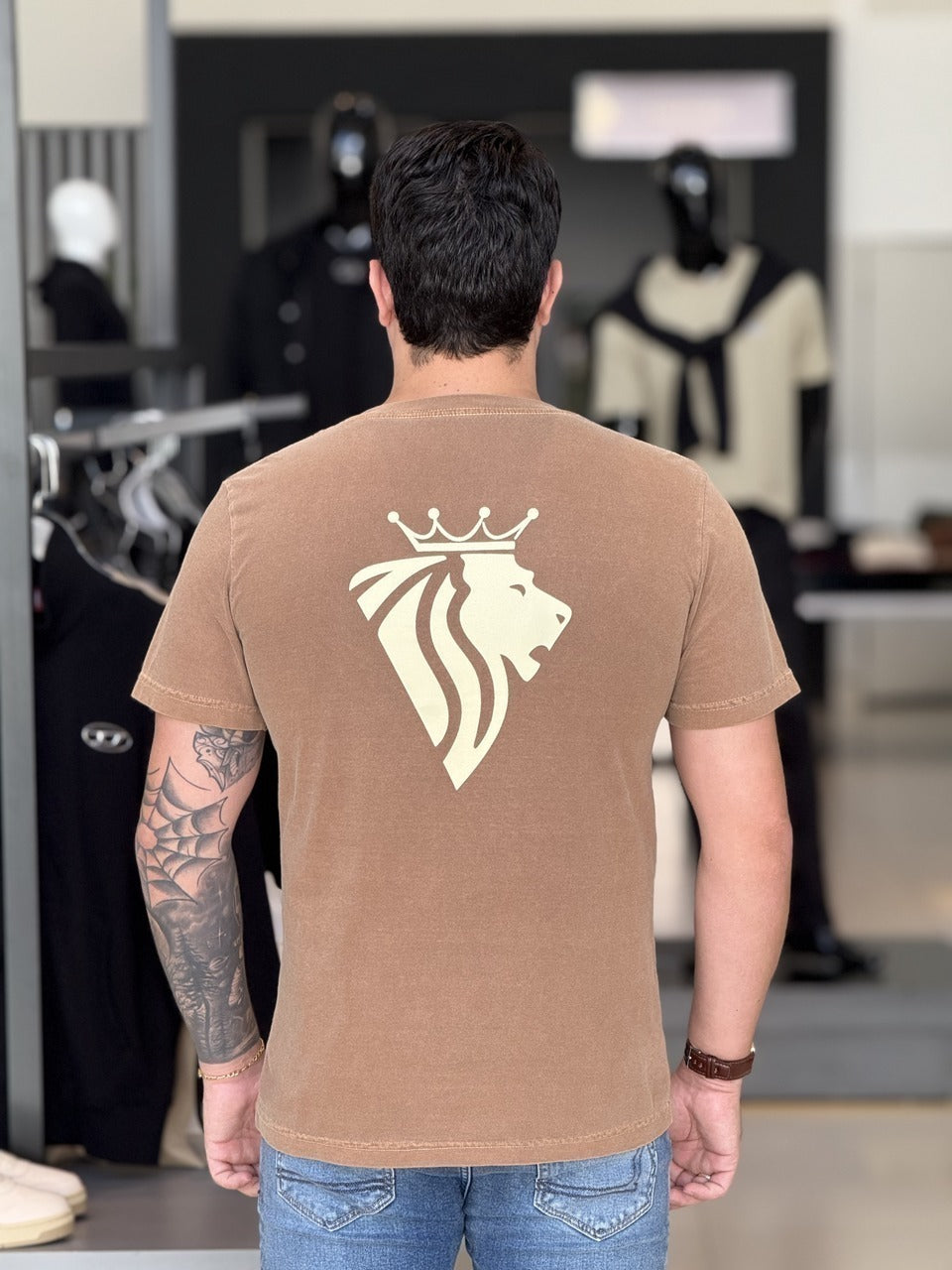 T-shirt Lion Impire Estonada Masculina
