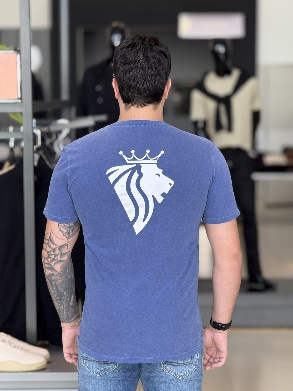 T-shirt Lion Impire Estonada Masculina