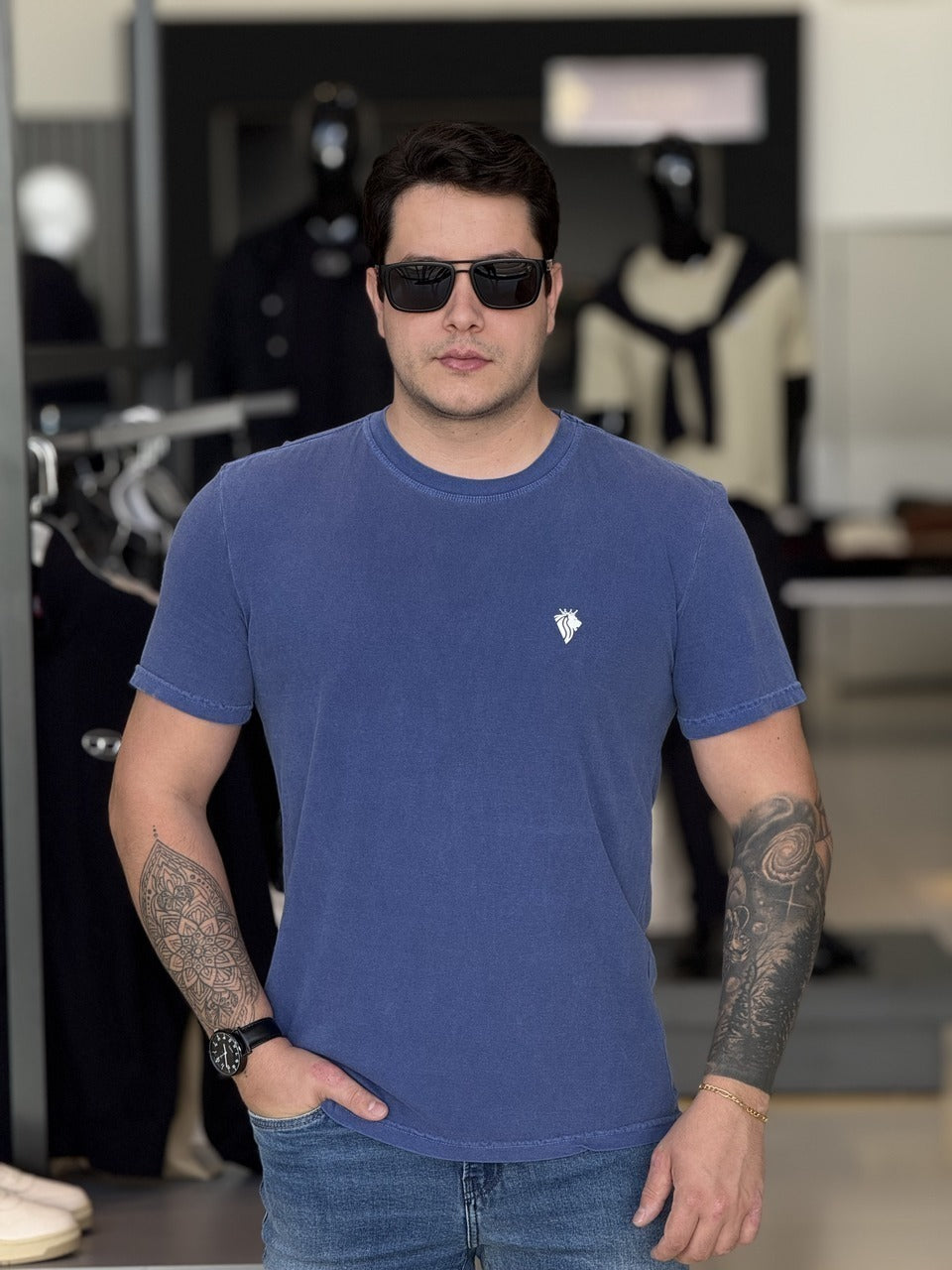 T-shirt Lion Impire Estonada Masculina