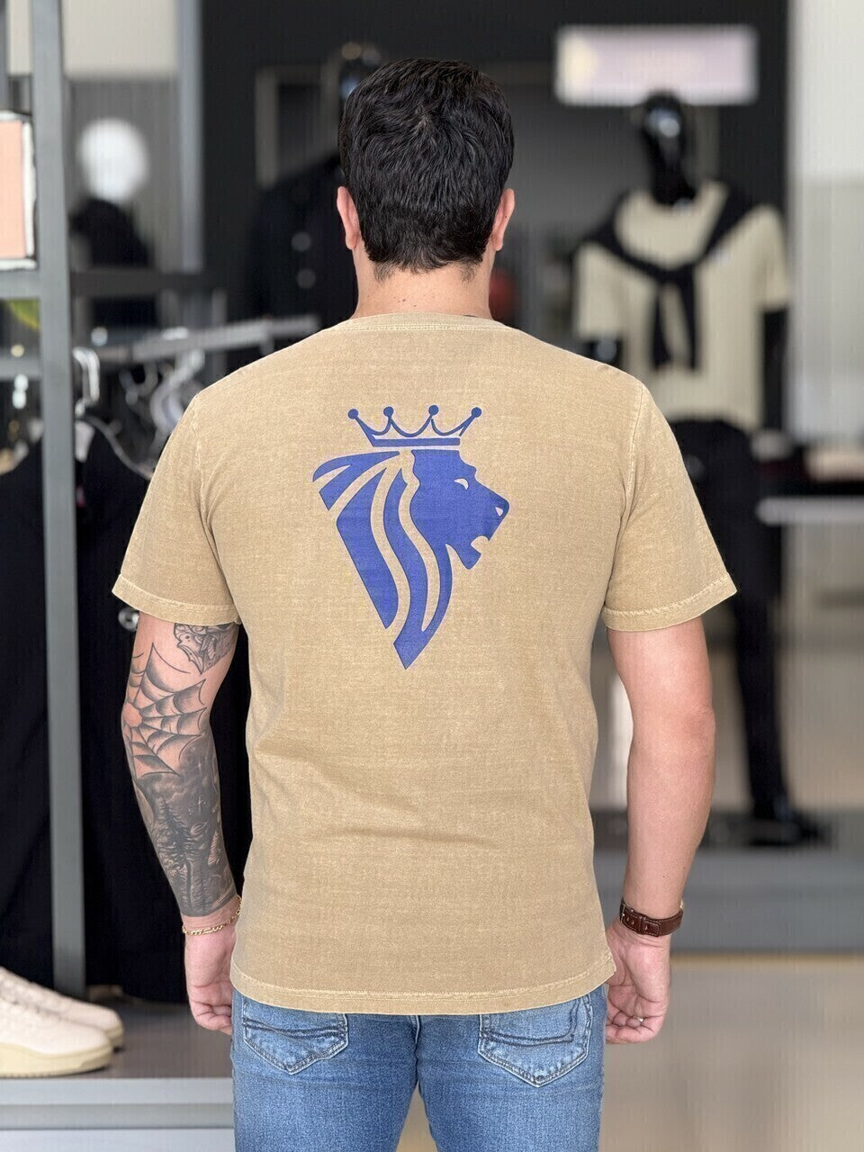 T-shirt Lion Impire Estonada Masculina
