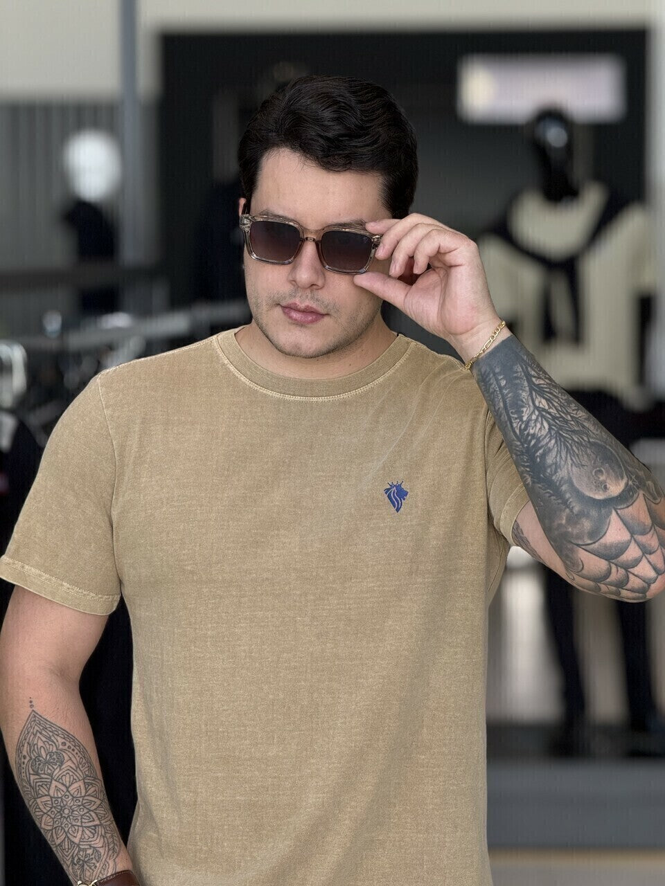 T-shirt Lion Impire Estonada Masculina