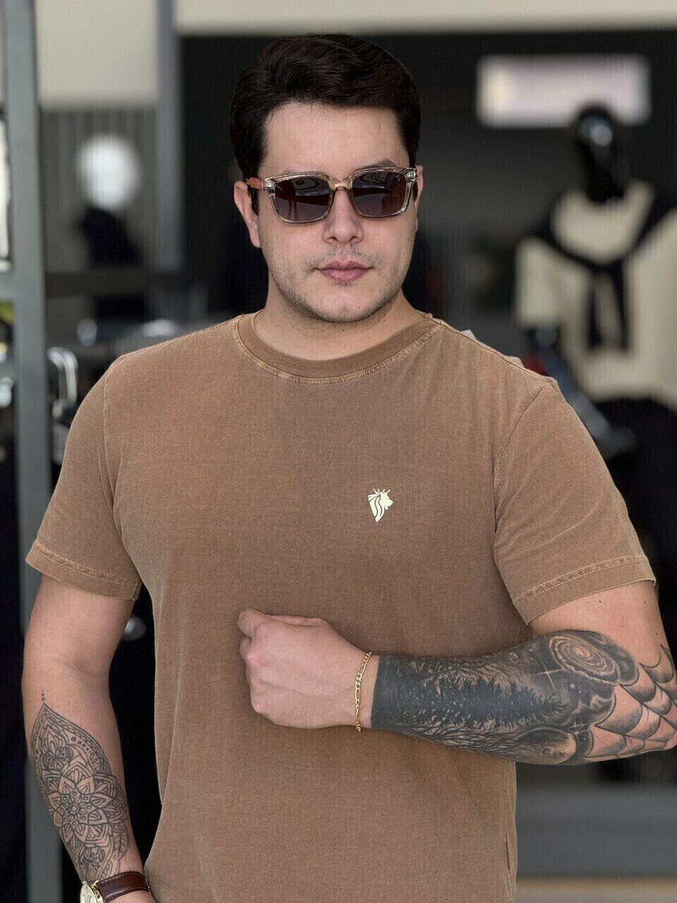 T-shirt Lion Impire Estonada Masculina