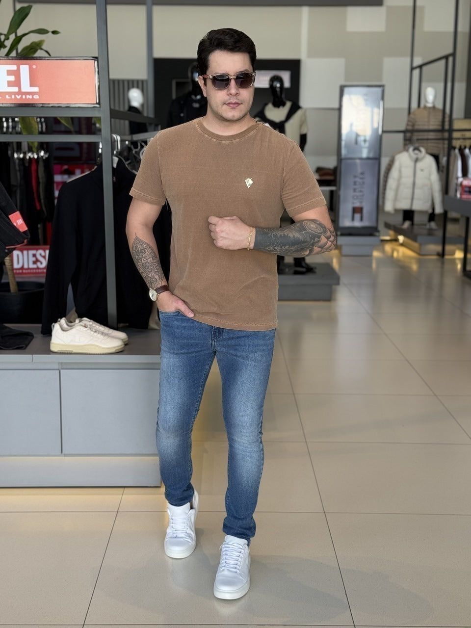 T-shirt Lion Impire Estonada Masculina