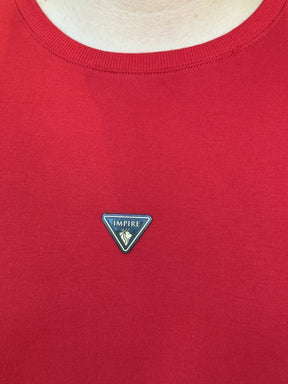Camiseta Impire Regular Suedine Egípcio Carmim Masculino