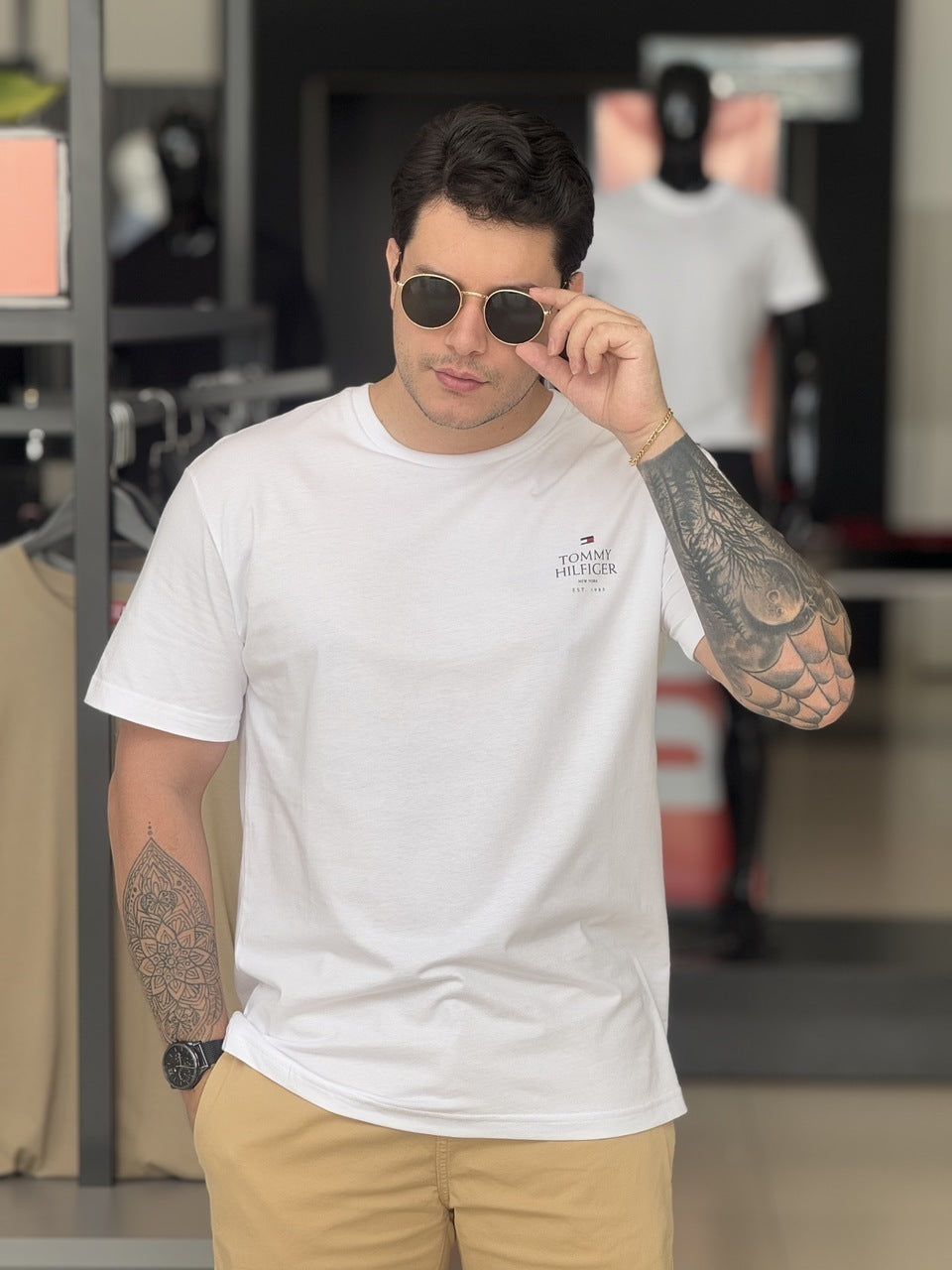 Camiseta Tommy Hilfiger Brand Love Masculino