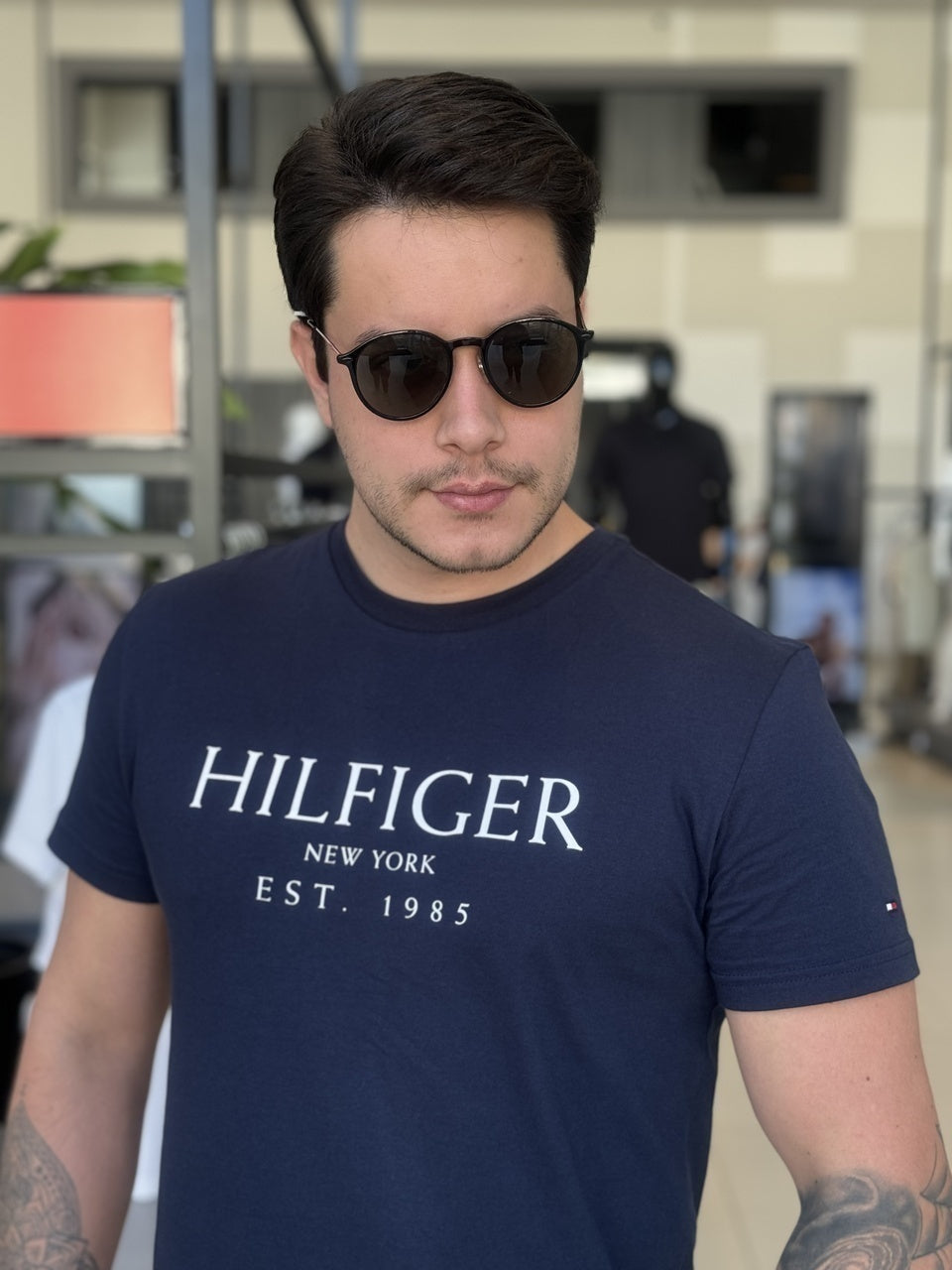 Camiseta Tommy Hilfiger Estampa Frontal Masculino