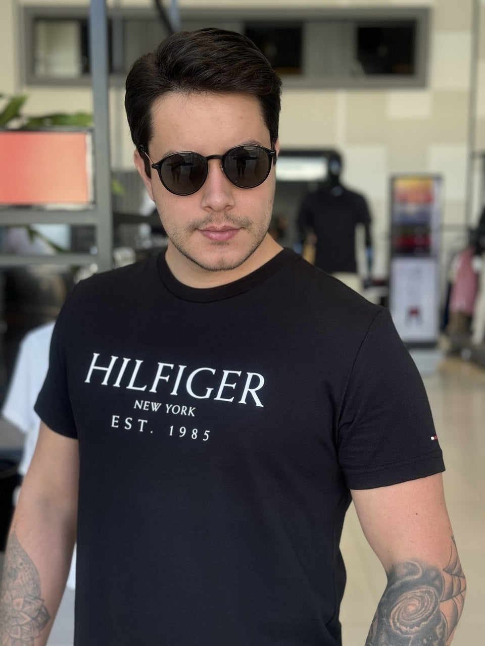 Camiseta Tommy Hilfiger Estampa Frontal Masculino