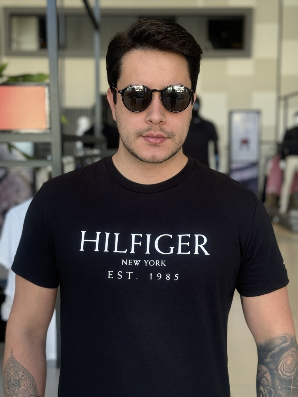 Camiseta Tommy Hilfiger Estampa Frontal Masculino