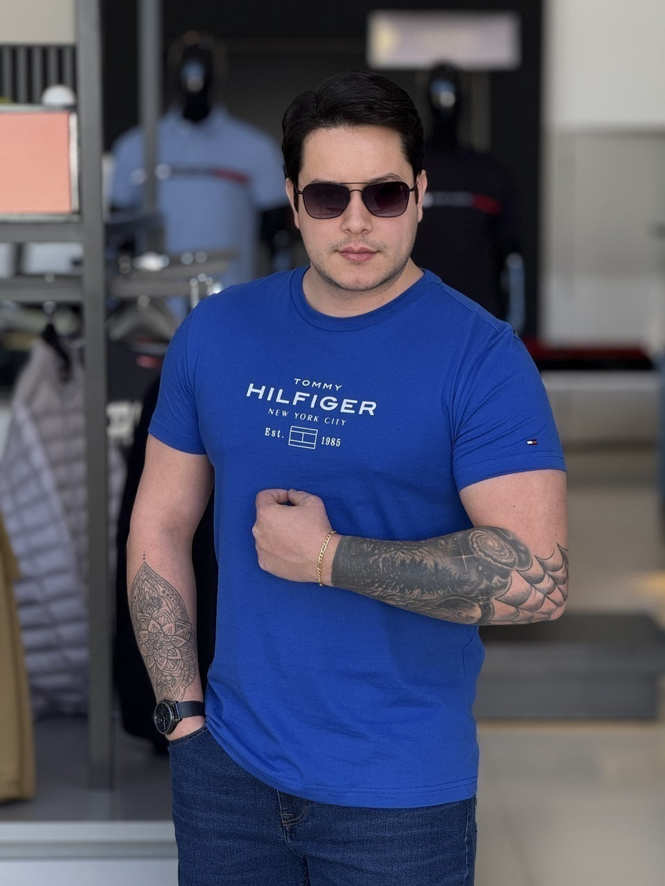 Camiseta Tommy Hilfiger Big And Tall Masculino