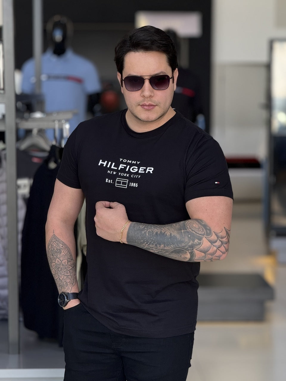 Camiseta Tommy Hilfiger Big And Tall Masculino