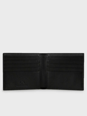 Carteira Armani Exchange em Couro Masculino Preto