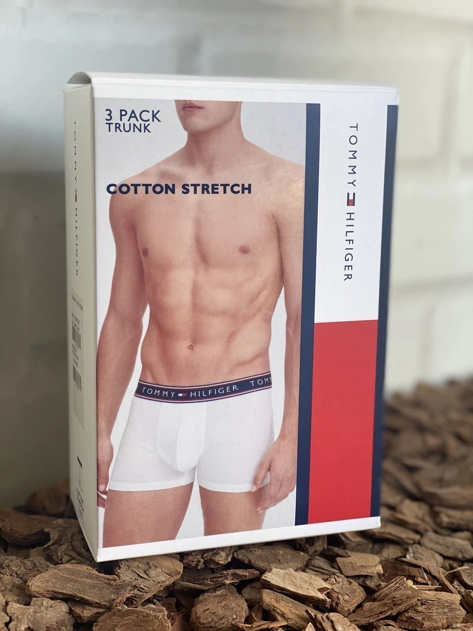 Cueca Tommy Hilfiger Boxer Kit com 3 Peças Masculino Azul
