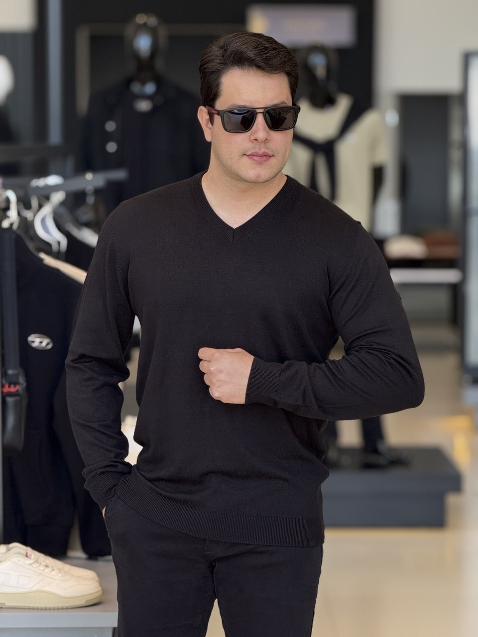 Sueter Impire Tricot Gola V Masculino