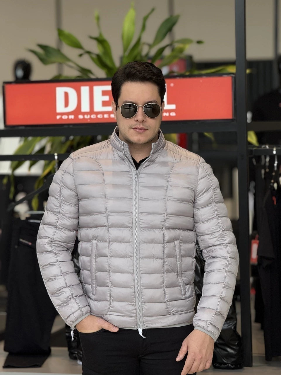 Jaqueta Diesel W-Pilot Bomber Jacket Masculino