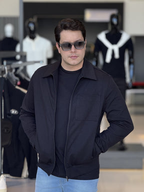 Jaqueta Calvin Klein Zíper com Bolso Masculino
