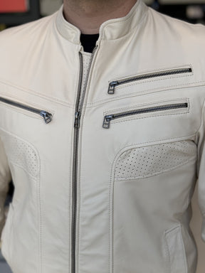 Jaqueta Impire Slim em Couro Pelica Masculino