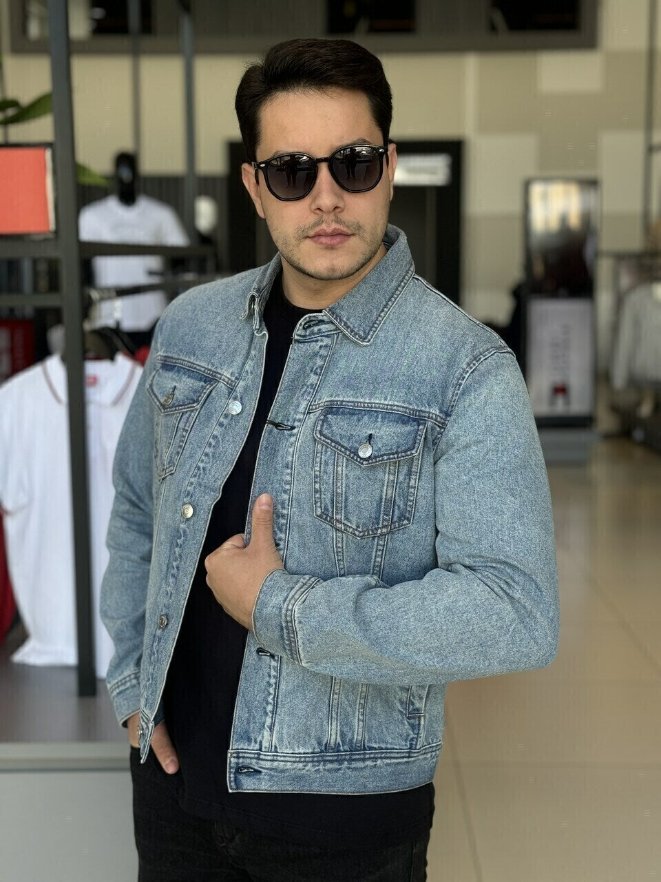 Jaqueta Armani Exchange Jeans Masculino
