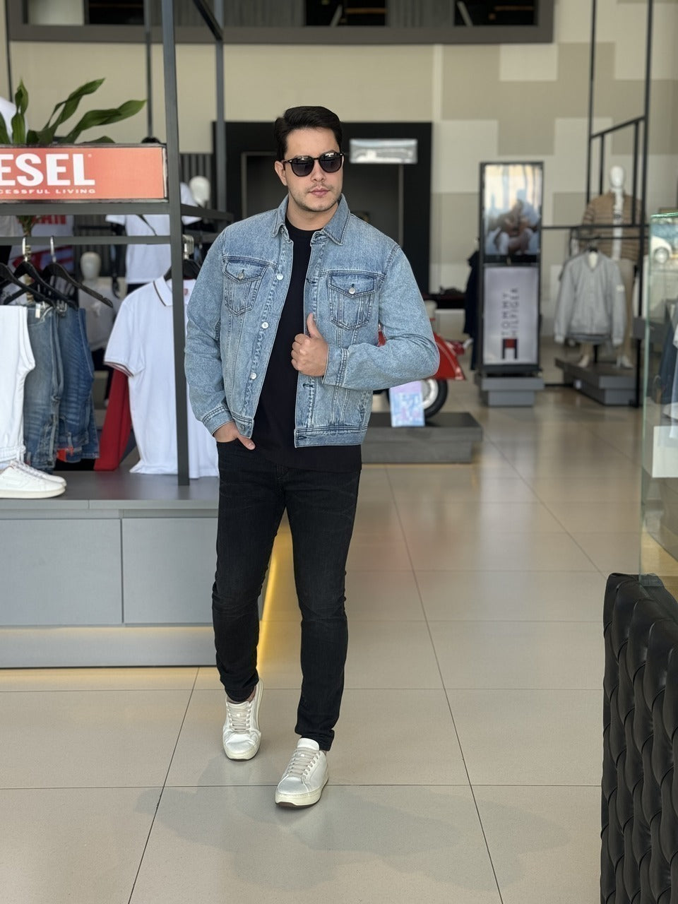 Jaqueta Armani Exchange Jeans Masculino