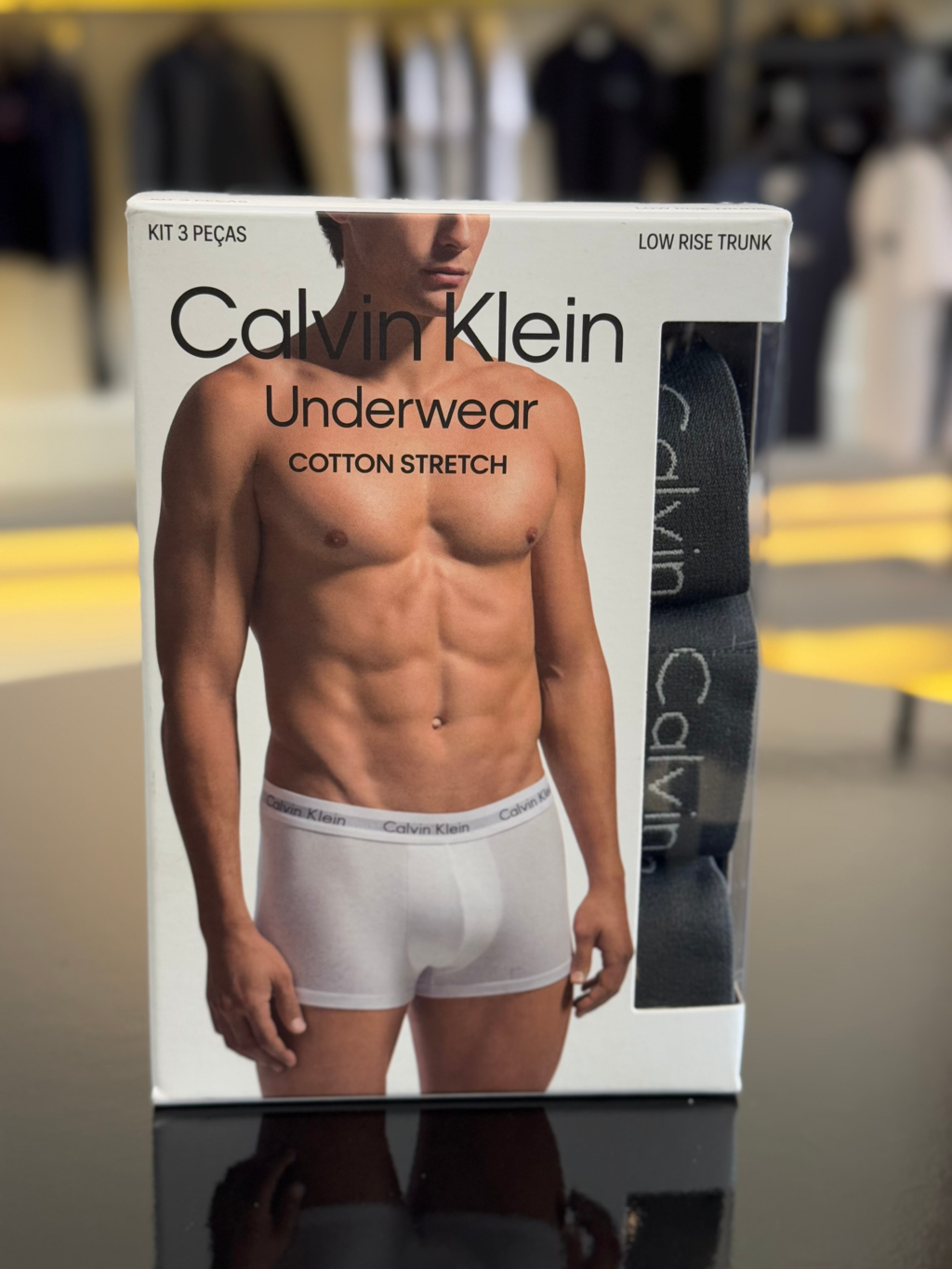 Kit Cueca Calvin Klein Low Rise Trunk Classic Masculino