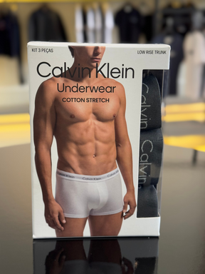 Kit Cueca Calvin Klein Low Rise Trunk Classic Masculino