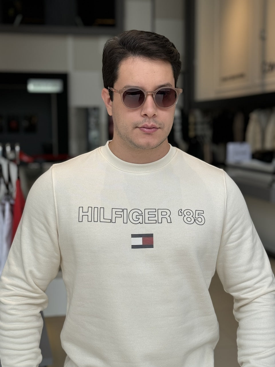 Blusa Tommy Hilfiger Moletom Hilfiger 85 Masculino