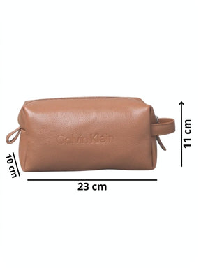 Necessaire Calvin Klein Couro Masculino