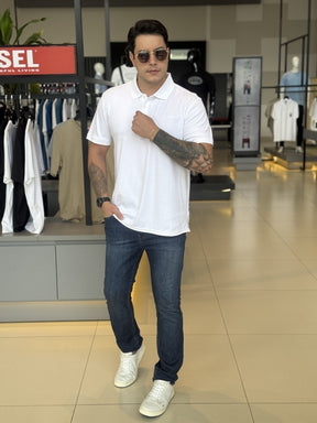 Polo Calvin Klein Básica Liquid Touch Masculino