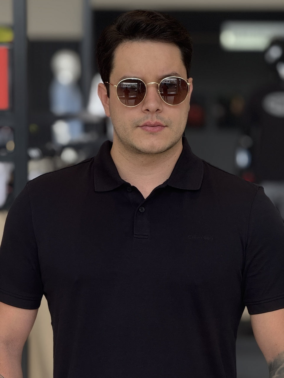 Polo Calvin Klein Básica Liquid Touch Masculino
