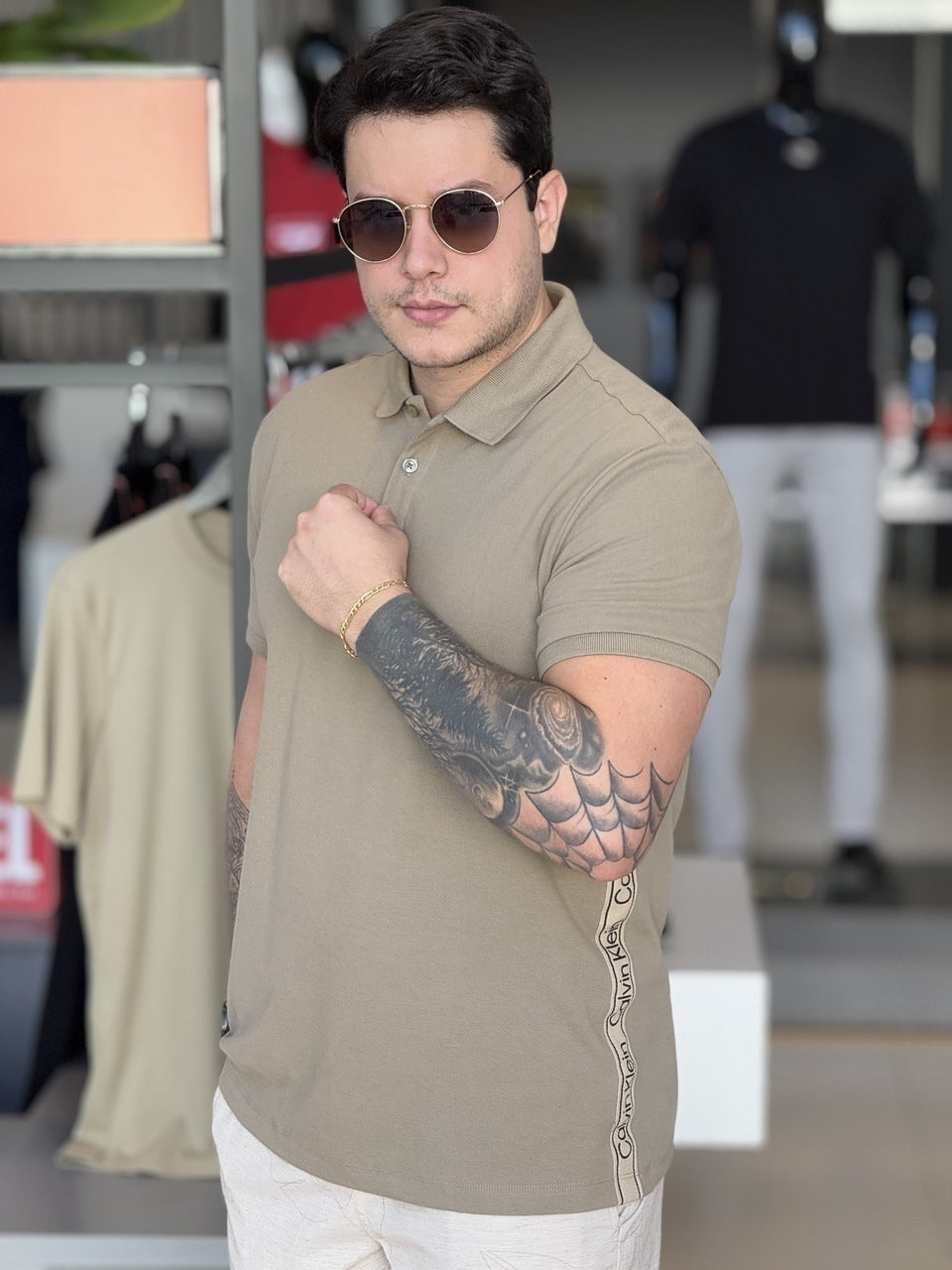 Polo Calvin Klein Regular Masculino