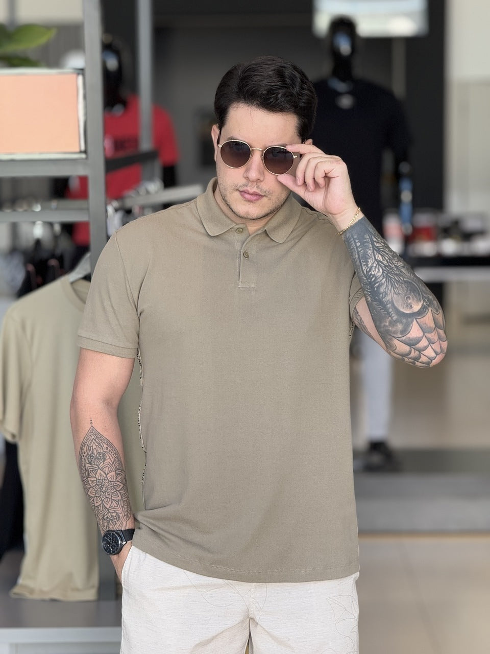 Polo Calvin Klein Regular Masculino