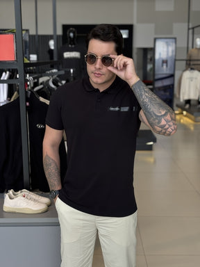 Polo Calvin Klein Slim Fit Palito Gel Masculino