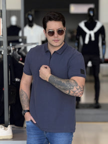 Polo Calvin Klein Piquet Desagulhado Masculino
