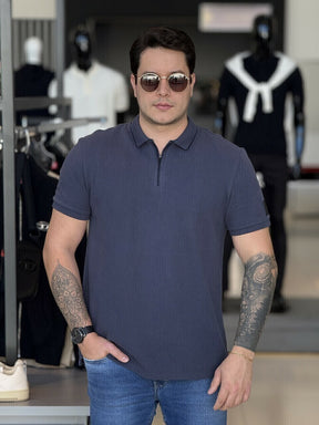 Polo Calvin Klein Piquet Desagulhado Masculino