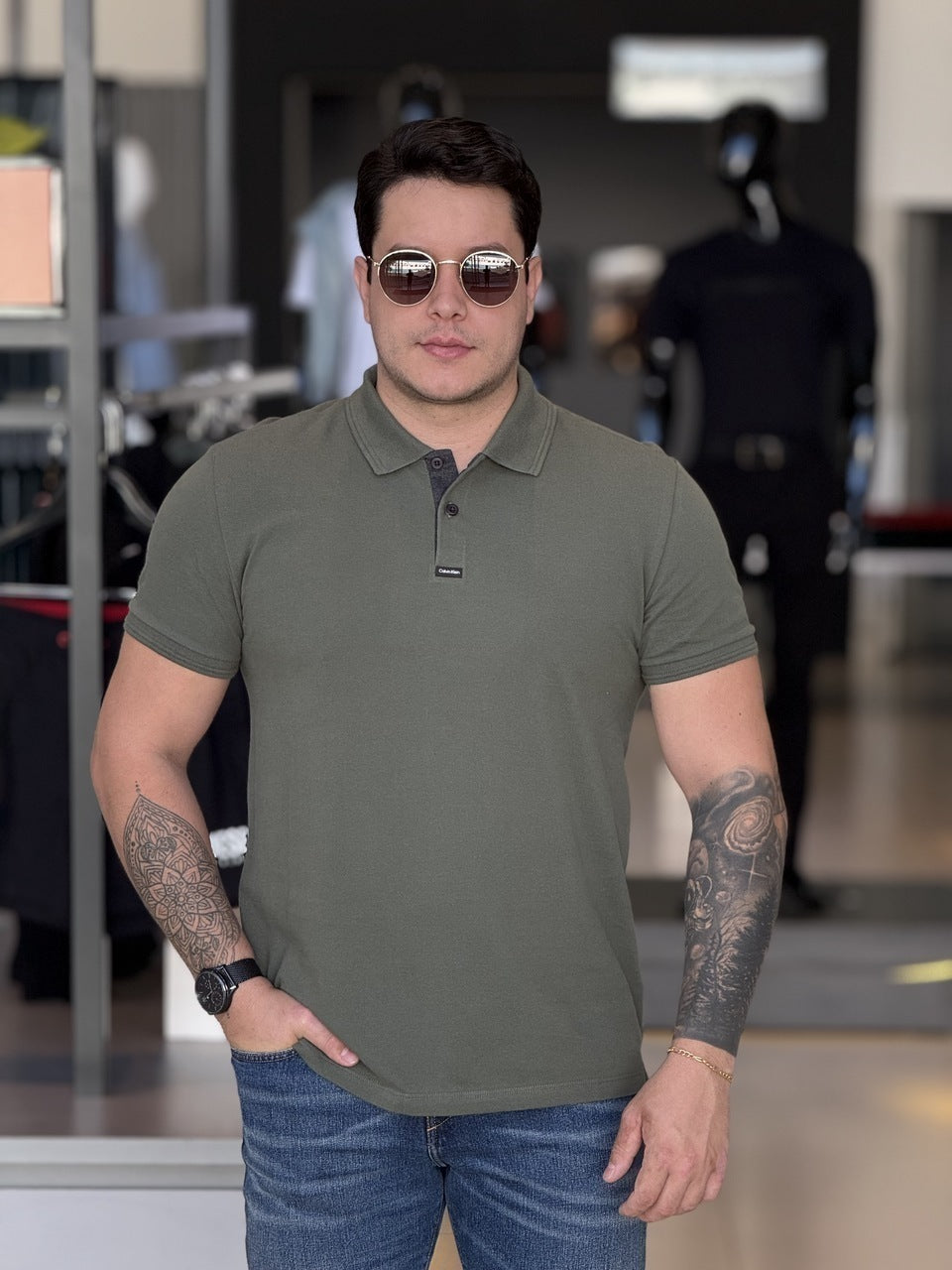 Polo Calvin Klein Premium Masculino