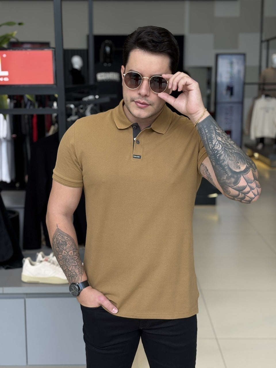 Polo Calvin Klein Premium Masculino